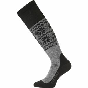 Ponožky vysoké Lasting SWB 85% Merino - zimní treking / lyže Velikost: XL