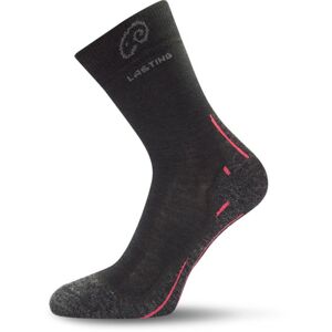 Ponožky Lasting WHI 70% Merino - černé Velikost: S