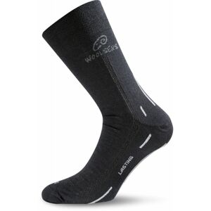 Ponožky Lasting WLS 70% Merino - černé Velikost: L