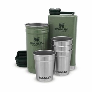 STANLEY® Dárkový set STANLEY Adventure Series placatka / butylka 250ml + panáky 4ks - zelený