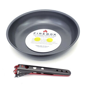 Firebox Outdoors Pánev FIREBOX Frypan 25 cm LARGE s kleštěmi Lifter