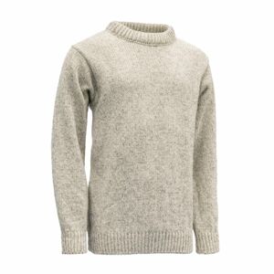 Vlněný svetr DEVOLD Nansen Wool Sweater - Grey Melange Velikost: XL