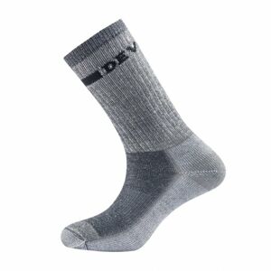 Ponožky DEVOLD Outdoor Merino Medium Sock - Dark Grey Velikost: S