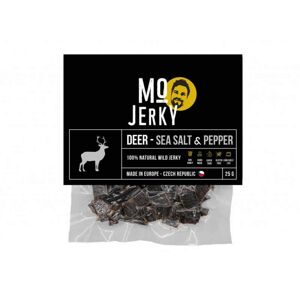 Sušené maso MO JERKY Jelení jerky - Mořská sůl & pepř 25 g