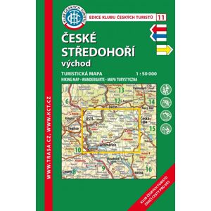 Trasa - KČT Turistická mapa - České středohoří - východ 8. vydání, 2021