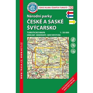 Trasa - KČT Turistická mapa - NP České a Saské Švýcarsko 8. vydání, 2019