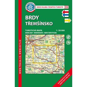 Trasa - KČT Turistická mapa - Brdy, Třemšínsko, 7. vydání, 2020