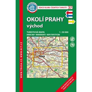 Trasa - KČT Turistická mapa - Okolí Prahy - východ, 9. vydání, 2019