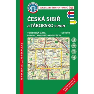 Trasa - KČT Turistická mapa - Česká Sibiř, Táborsko, 6. vydání, 2016