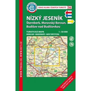 Trasa - KČT Turistická mapa - Nízký Jeseník, 6. vydání, 2017