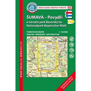 Trasa - KČT Turistická mapa - Šumava - Povydří a NP, 10. vydání, 2022
