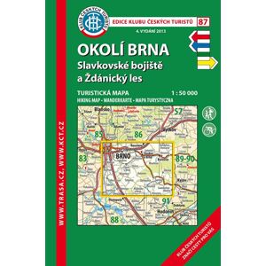 Trasa - KČT Turistická mapa - Okolí Brna, Slavkovsko, 5. vydání, 2019