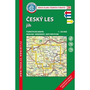 Trasa - KČT Laminovaná turistická mapa - Český les - jih, 7. vydání, 2021