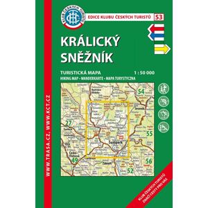 Trasa - KČT Laminovaná turistická mapa - Králický Sněžník, 7.vydání, 2022
