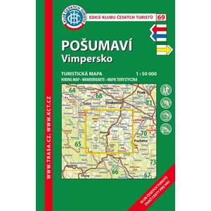 Trasa - KČT Laminovaná turistická mapa - Pošumaví - Vimpersko, 7. vydání, 2018