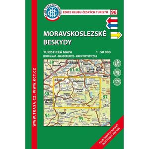 Trasa - KČT Laminovaná turistická mapa - Moravskoslezské Beskydy, 8. vydání, 2019