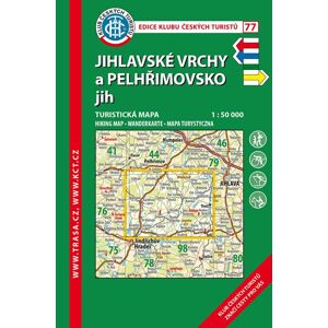 Trasa - KČT Laminovaná turistická mapa - Jihlavské vrchy, Pelhřimovsko, 6.vydání, 2021