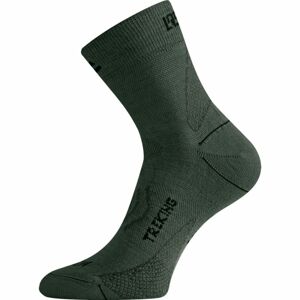 Ponožky Lasting TNW 75% Merino - zelené Velikost: M