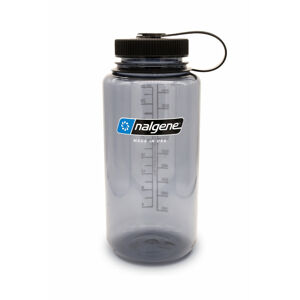 Láhev NALGENE Wide Mouth Sustain 1000ml - GREY/BLACK - 50% recyklát