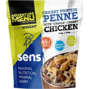 Adventure Menu + SENS - Cvrččí proteinové penne s kuřecím masem v kreolské krémové omáčce - LIGHTWEIGHT