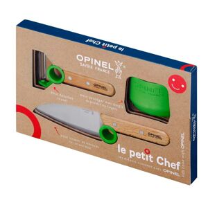 Dětský kuchařský set OPINEL Le Petit Chef set - Zelený