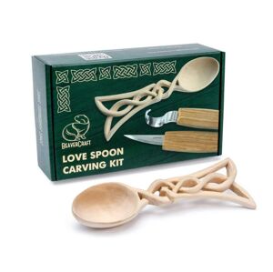 Dárková vyřezávací sada BeaverCraft DIY04 Keltská lžíce - Celt Spoon Carving Hobby Kit