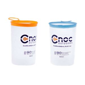 CNOC Outdoors Skládací kelímky CNOC Curn Collapsible Cups, 250 ml (Orange + Blue) - 2 ks