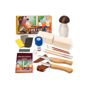 Dárková vyřezávací sada BeaverCraft DIY09 Rodina- Family Fun Carving Hobby Kit