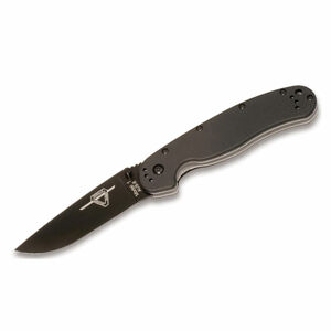 Ontario Knife Company - OKC Ontario RAT-1 Black Plain - Black Handle