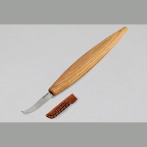 Lžičkový nůž BeaverCraft SK4S - Open Curve Spoon Knife with Leather Sheath