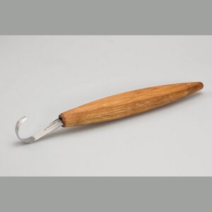 Lžičkový nůž BeaverCraft SK5S - Spoon Carving Knife Deep Cut Bevels Oak Handle with leather sheath
