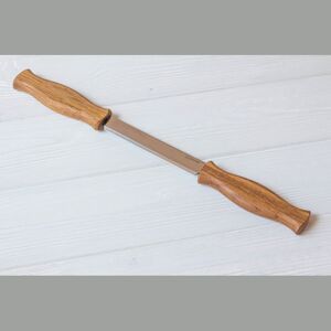 Řezbářský nůž BeaverCraft DK1S - Drawknife with Oak Handle in Leather Sheath