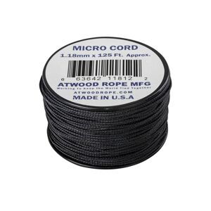 Padáková šňůra Micro Cord ATWOOD ROPE 37,5 m Black