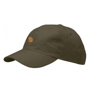 Kšiltovka FJÄLLRÄVEN Helags Cap - Dark Olive Velikost: S/M