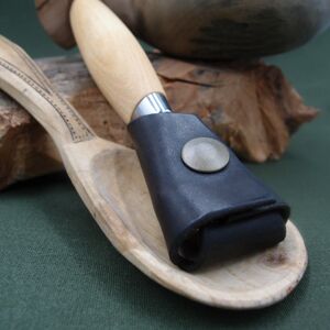 Kožené pouzdro JUBÖ na řezbářské nože Beavercraft Spoon Carving SK1 a Morakniv Carving Varianta: Morakniv 162/164