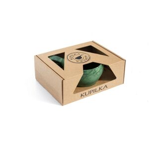 Kupilka dárková sada KUKSA 210 ml + talíř + čajová lžička - Conifer (GREEN)