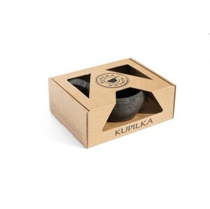 Kupilka dárková sada KUKSA 210 ml + talíř + čajová lžička - Kelo (BLACK)