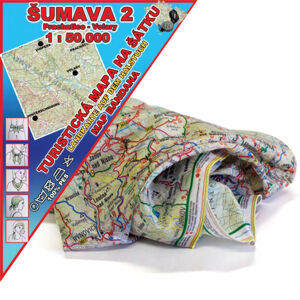 V-Smékalová Šumava 2 – mapa na šátku