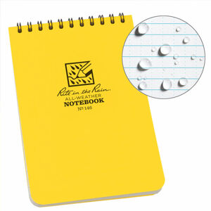 Voděodolný zápisník Rite in the Rain Pocket Notebook 4/6 ŽLUTÝ